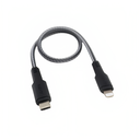 Kavy Woven 3A Lightning to Type-C Cable 0.3m