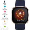 Fitbit Versa 3 Health & Fitness Smartwatch (Midnight/Soft Gold)