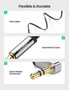 Ugreen Right Angle 3.5mm Jack to Jack Cable 2m (Black)