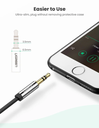 Ugreen Right Angle 3.5mm Jack to Jack Cable 2m (Black)