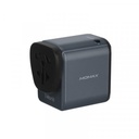 MOMAX 1-World with Type-C PD + 3 USB Ports AC Travel Adapter (Black)