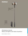 MOMAX Selfie Stable 3 Smartphone Gimbal with Tripod (Black)