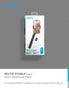 MOMAX Selfie Stable 3 Smartphone Gimbal with Tripod (Black)