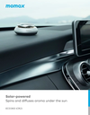 Momax ECO360 Solar Car Aroma Diffuser (Silver)