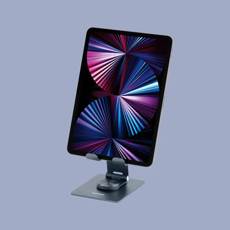 Momax Fold and Rotatable  Phone &Tablet Stand (Grey)
