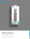 Momax Micro Cleanse Cordless Vacuum Cleaner (Grey)