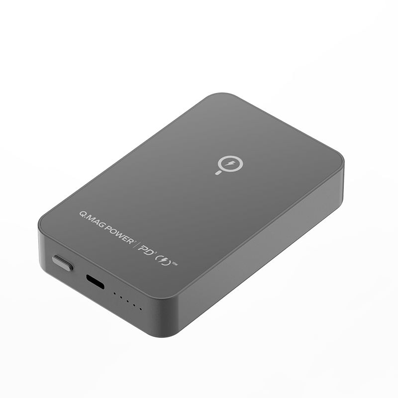 Momax Q.Mag Power7 Magnetic Wireless Battery Pack 10000mAh (Space Gray)