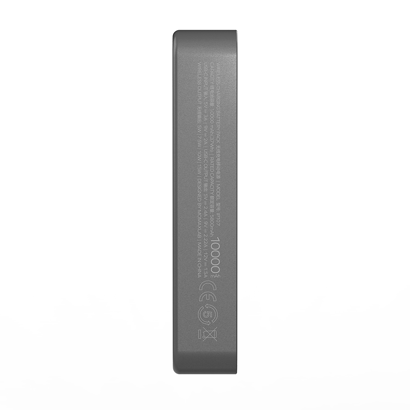 Momax Q.Mag Power7 Magnetic Wireless Battery Pack 10000mAh (Space Gray)