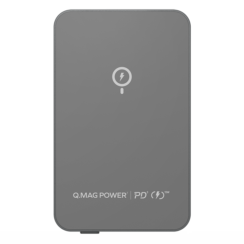 Momax Q.Mag Power7 Magnetic Wireless Battery Pack 10000mAh (Space Gray)