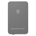 Momax Q.Mag Power7 Magnetic Wireless Battery Pack 10000mAh (Space Gray)