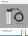 Momax Smart Hop IoT Skipping Rope (White)