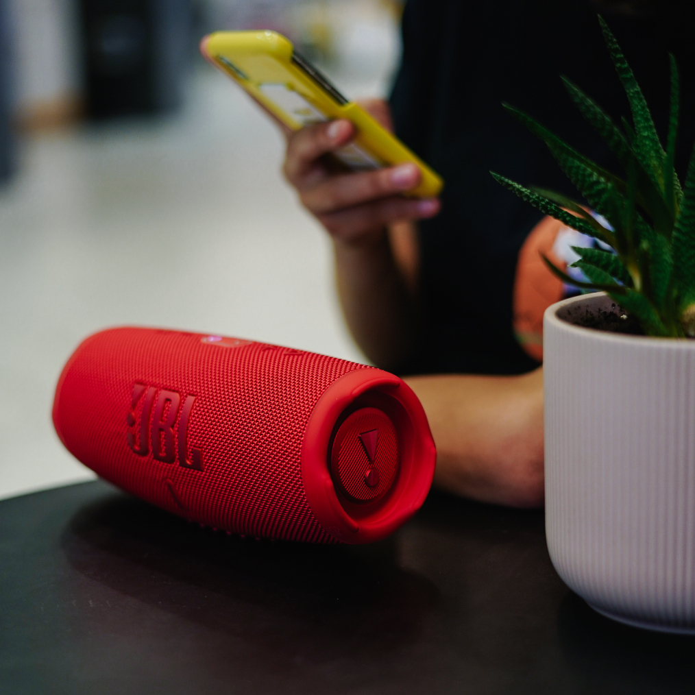 JBL Charge 5 Portable Wireless Speaker (Red)