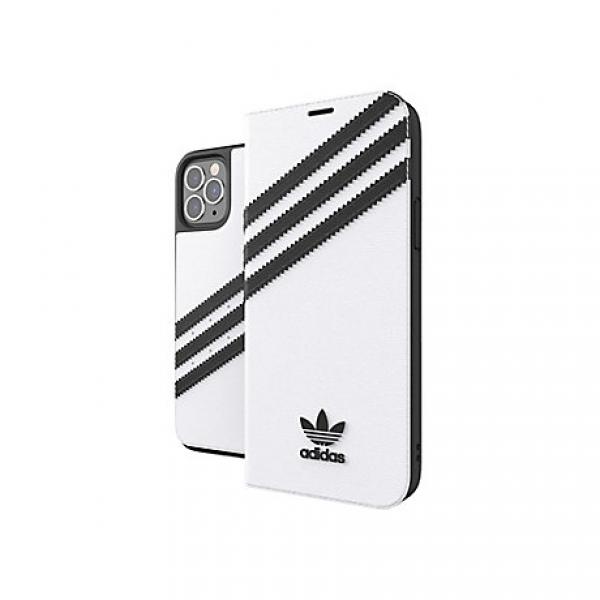 Adidas 3-Stripes Booklet for iPhone 12/12 Pro (White)