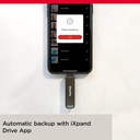 SanDisk iXpand Flash Drive Luxe 128GB USB-C + Lightning