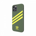 Adidas 3-Stripes Snap Case for iPhone 12/12 Pro (Green/Yellow)