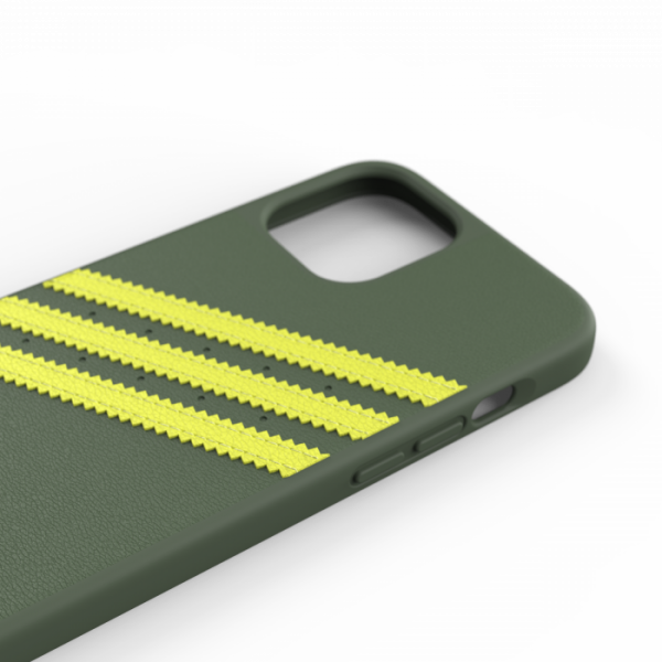 Adidas 3-Stripes Snap Case for iPhone 12/12 Pro (Green/Yellow)