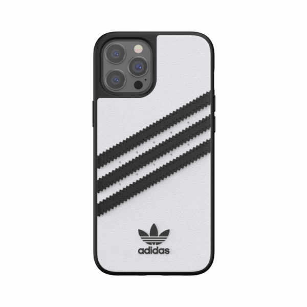 Adidas 3-Stripes Snap Case for iPhone 12/12 Pro (Black/White)