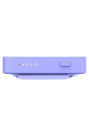 Momax Magnetic Wireless Powerbank with Stand 5000mAh (Purple)