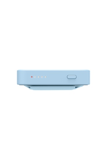 Momax Magnetic Wireless Powerbank with Stand 5000mAh (Blue)