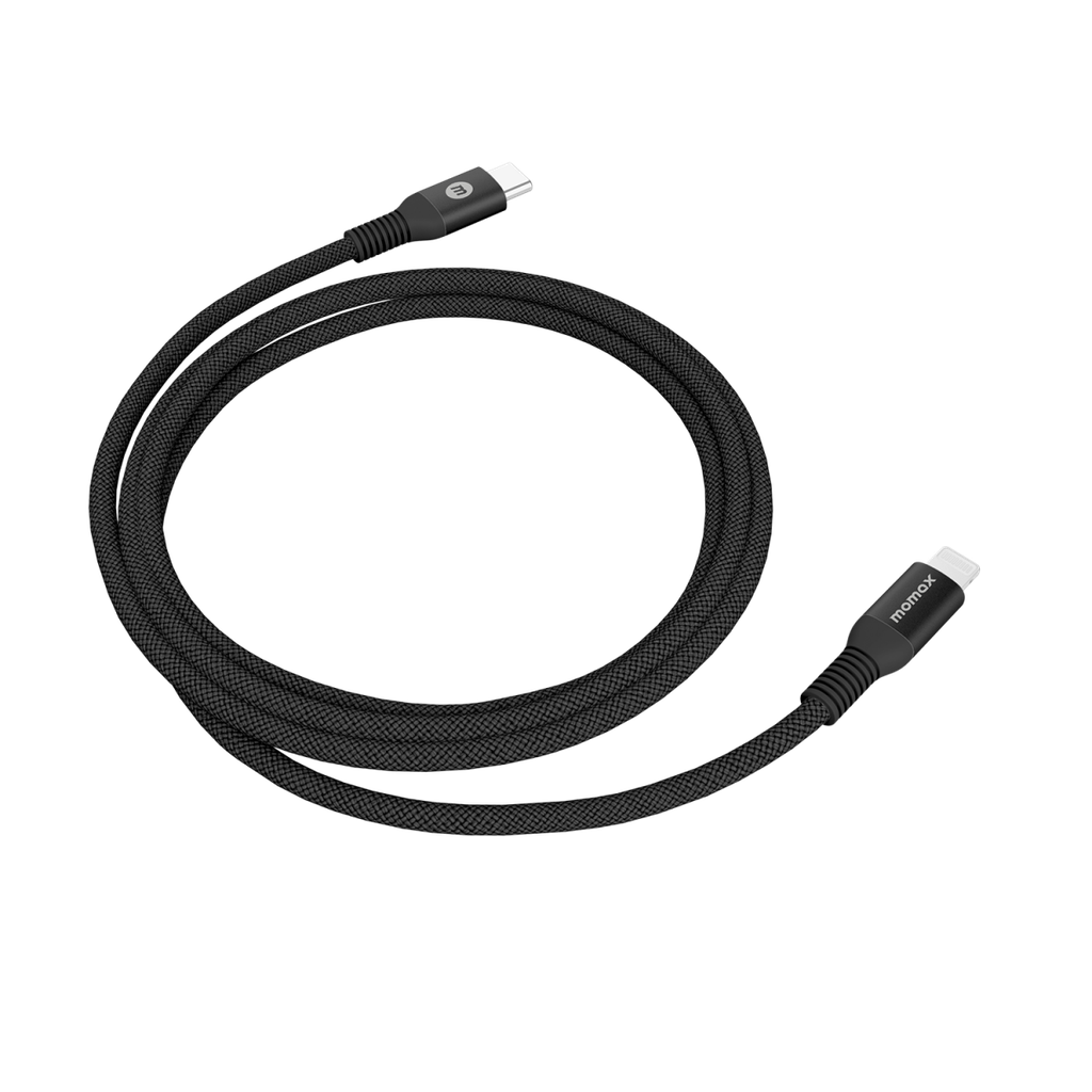 Momax Elite Link Lightning to USB-C Cable 1.2m (Black)