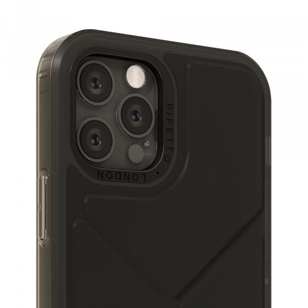 Pipetto Origami Snap for iPhone 12/12 Pro (Black)