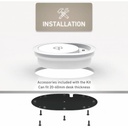 Channel Well Advanced Built-in Wireless Charger (Silver)