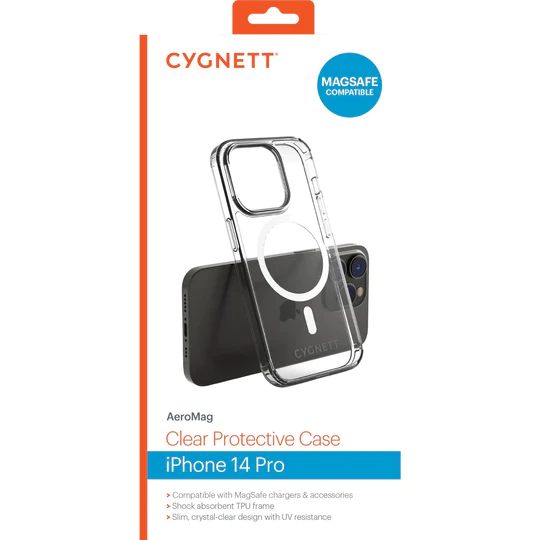 Cygnett AeroShield Magsafe Clear Protective Case Triple Cam iPhone 14 Pro