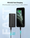 RAVPower 10000mAh PD+QC 20W Power Bank (Black)