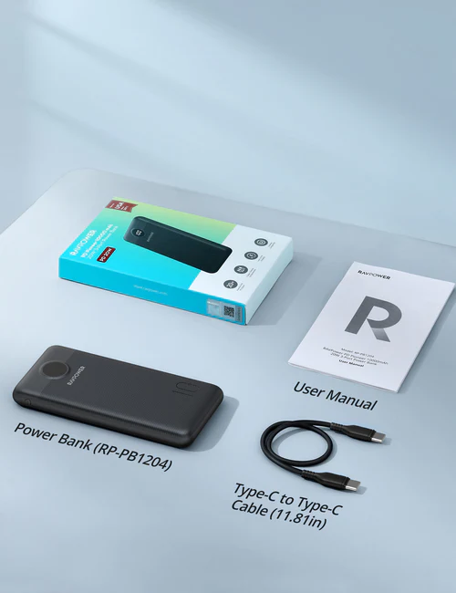 RAVPower PD Pioneer 10000mAh 20W 3-Port Power Bank