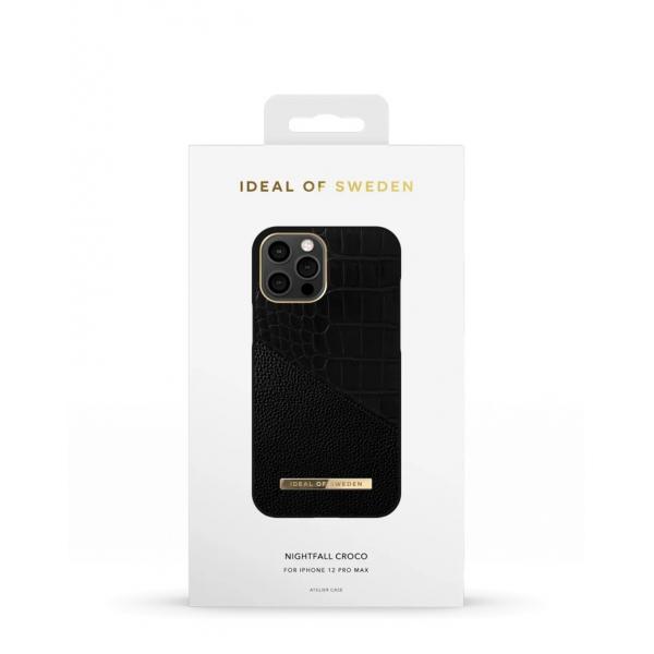 iDeal of Sweden Atelier for iPhone 12/12 Pro (Nightfall Croco)