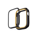 UNIQ Moduo Apple Watch Case with Interchangeable PC Bezel 45/44mm (Midnight Black/Mustard)