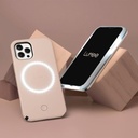 LuMee Halo Case iPhone 12/12 Pro (Millennial Pink)