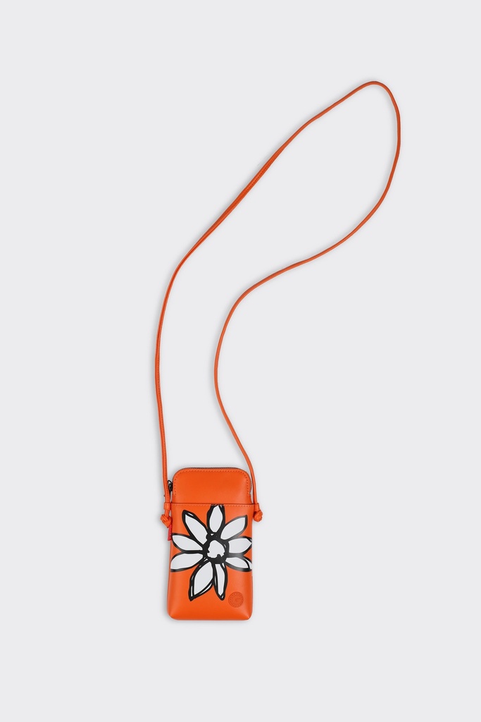 Golla Mini Phone Bag (Orange Flower)