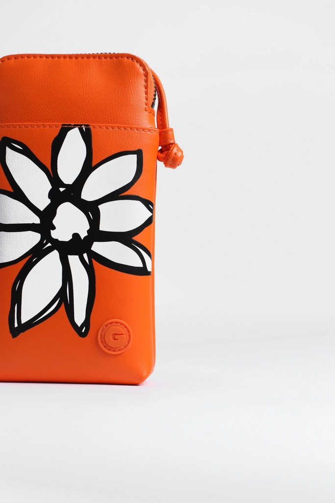 Golla Mini Phone Bag (Orange Flower)