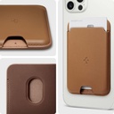 Spigen Valentinus Magsafe Card Holder  (Brown)