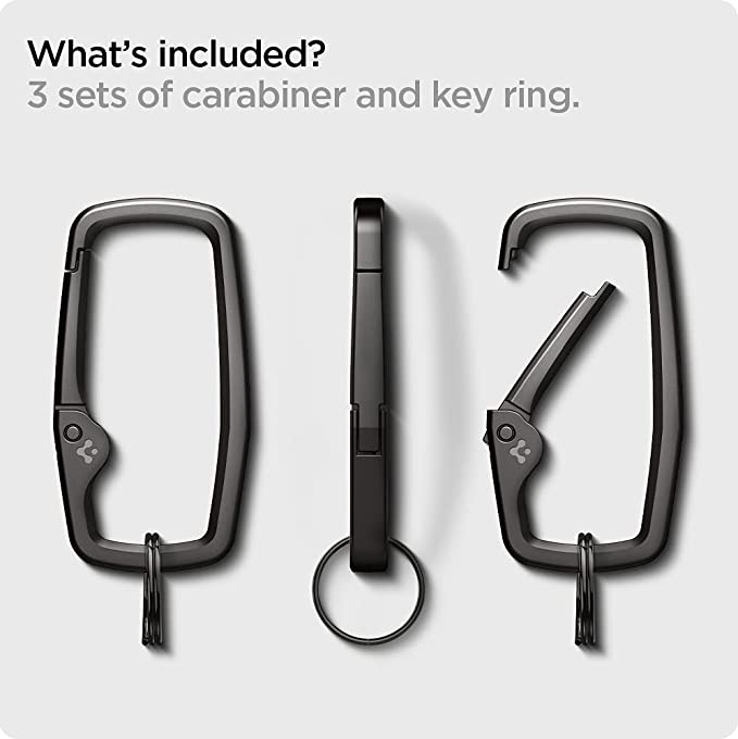 Spigen Rgged Type Carabiner 3P (Black)