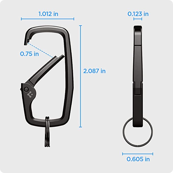 Spigen Rgged Type Carabiner 3P (Black)