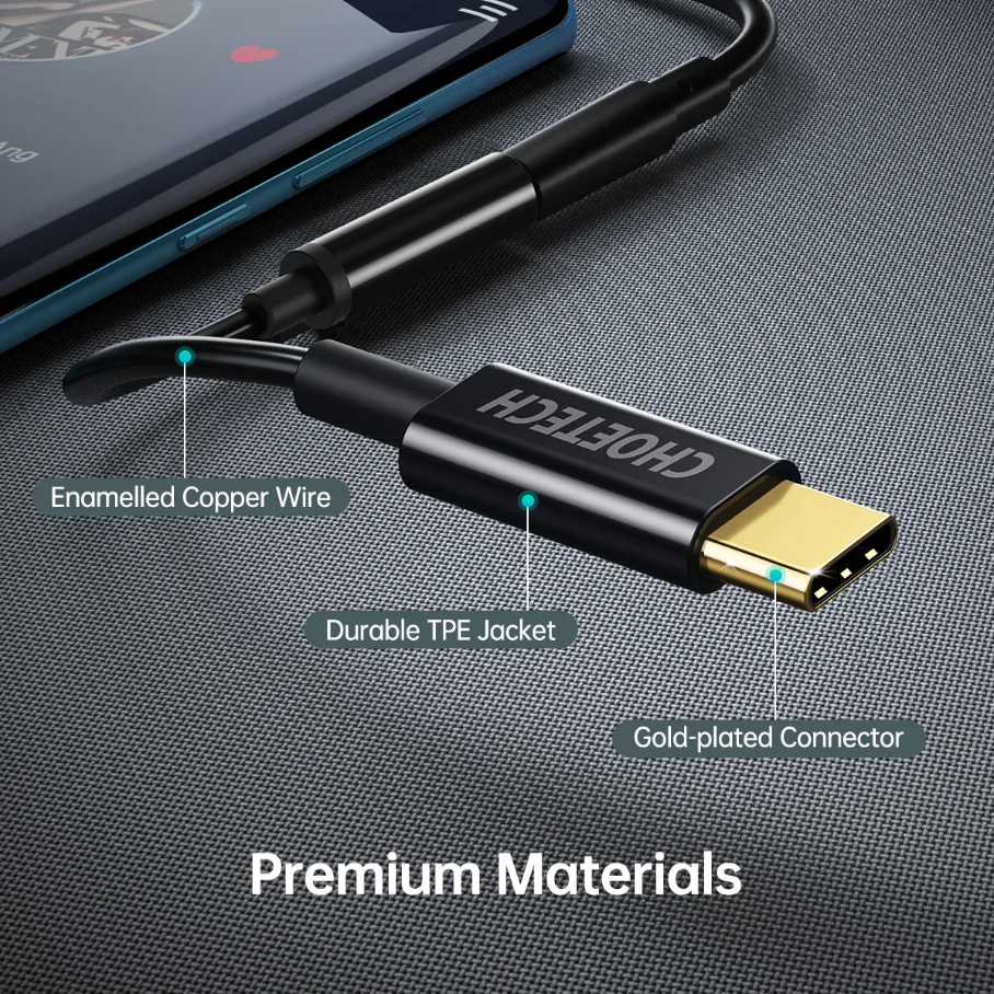 Choetech USB-C to 3.5mm Audio Jack Adaptor