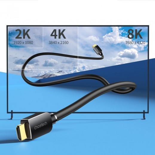 CHOETECH 8K@60Hz HDMI-HDMI 2m PVC cable