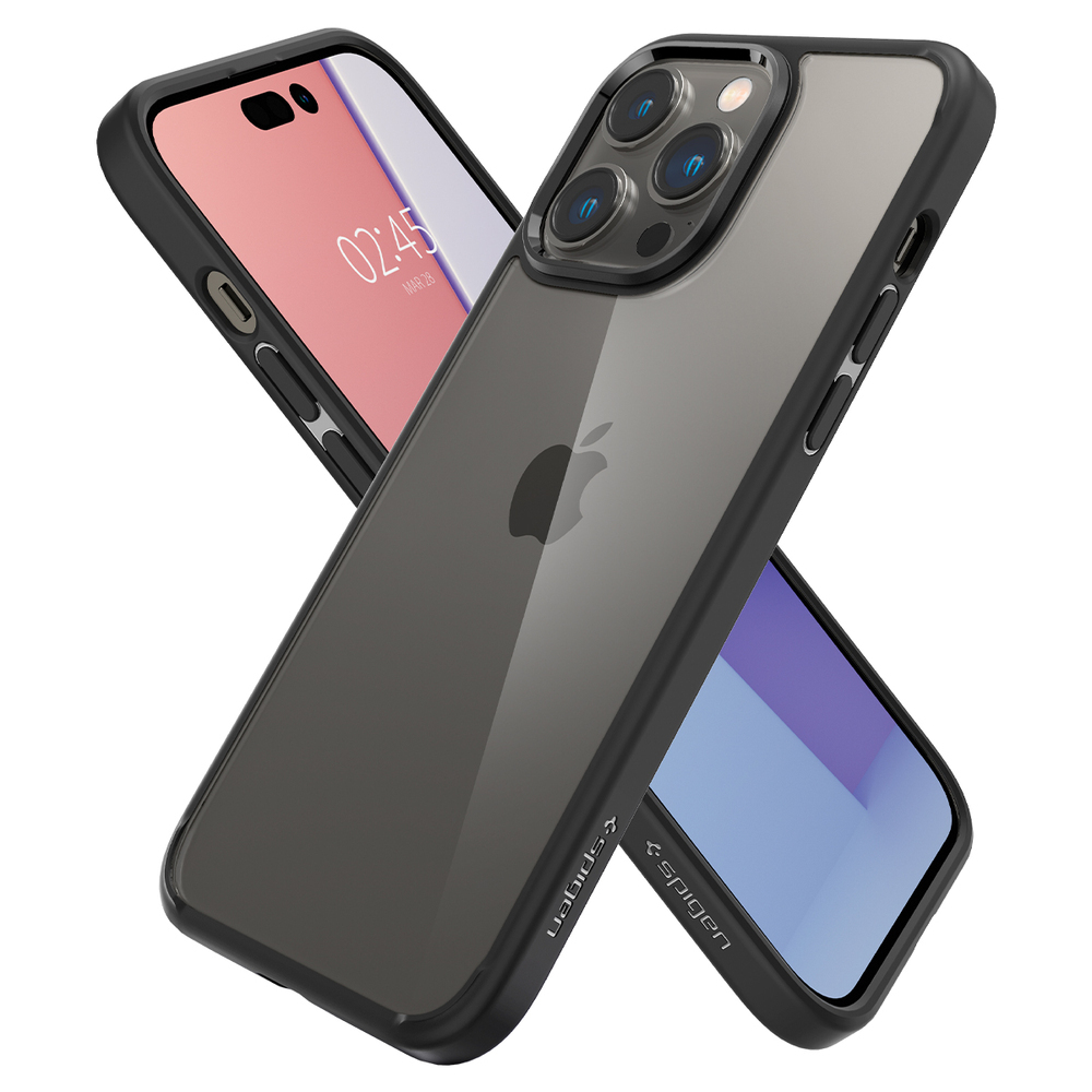 Spigen Crystal Hybrid iPhone 14 Pro (Matte Black)