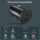 Choetech Super Mini PD 3.0, 30 W Fast Car Charger