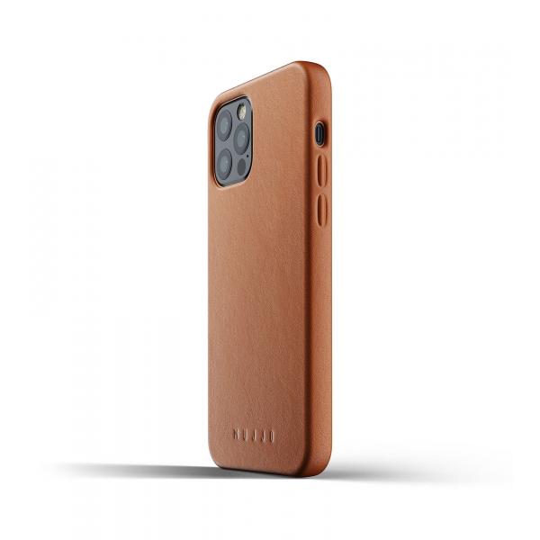 Mujjo Full Leather Case for iPhone 12/12 Pro (Tan)