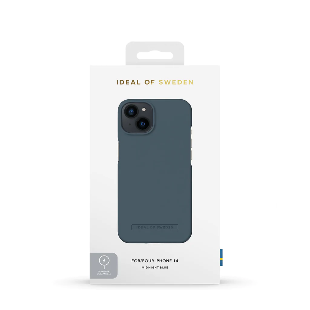 Ideal of Sweden Seamless Case MagSafe iPhone 14 (Midnight Blue)