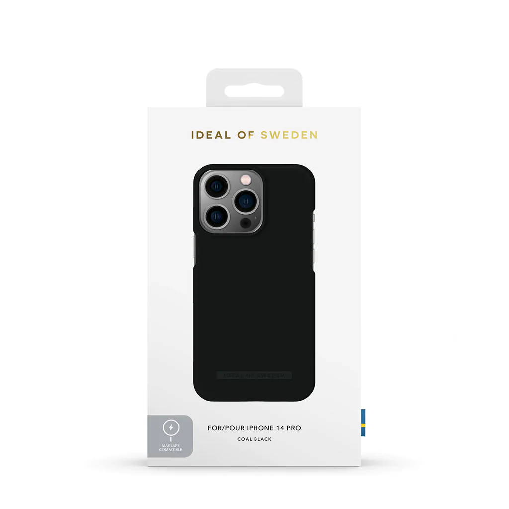 Ideal of Sweden Seamless Case MagSafe iPhone 14 Pro (Coal Black)