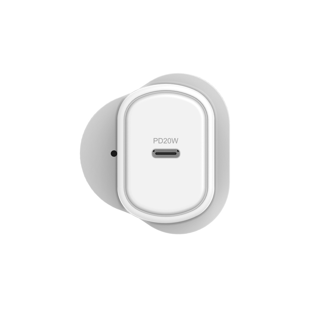 Cygnett 20W USB-C PD Wall Charger UK (White)