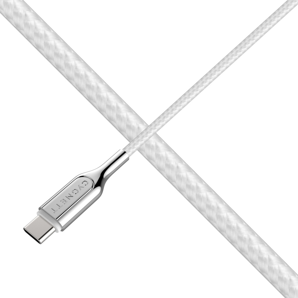 Cygnett Armour 2.0 USB-C to USB-C 5A/100W 1M (White)