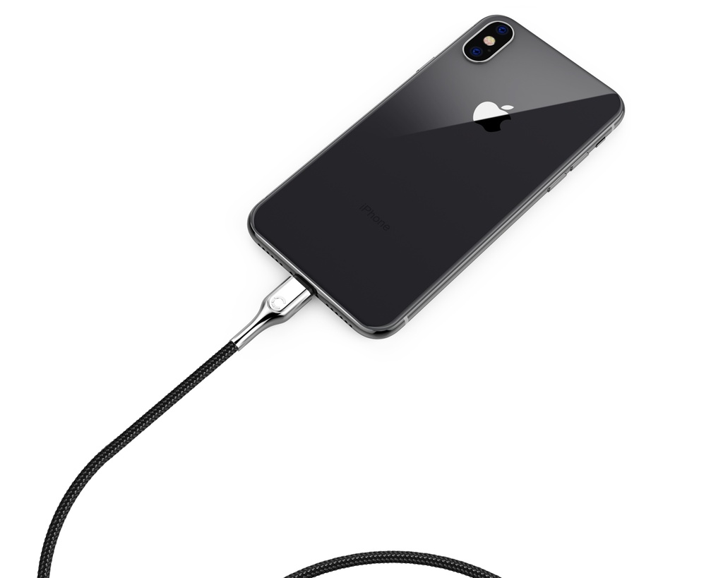 Cygnett Armoured Lightning to USB-A Cable 1M (Black)