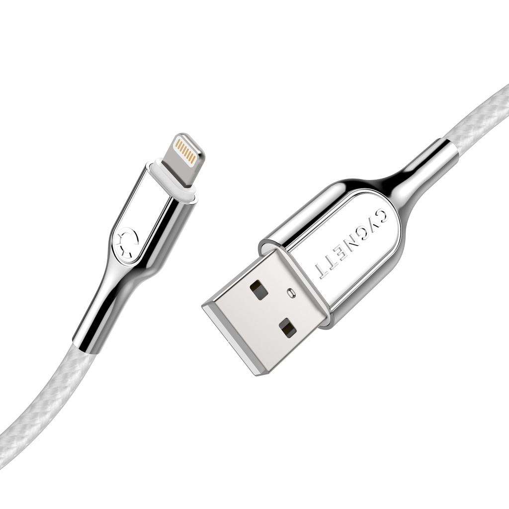 Cygnett Armoured Lightning to USB-A Cable 3M (White)
