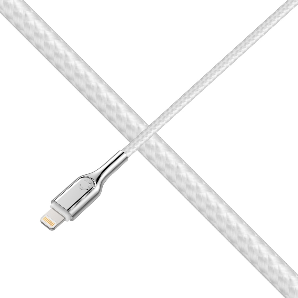 Cygnett Armoured Lightning to USB-A Cable 3M (White)