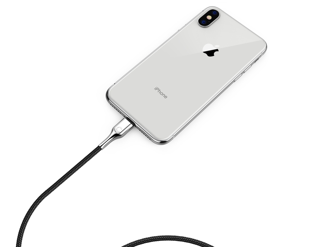 Cygnett Armoured Lightning to USB-C Cable 1M (Black)